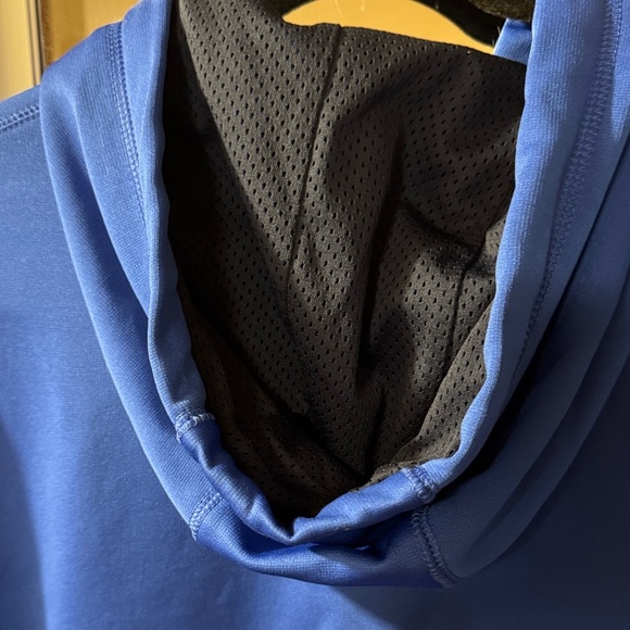 Nike Royal Blue Hoodie with Metallic Logo - Picture 4 of 6